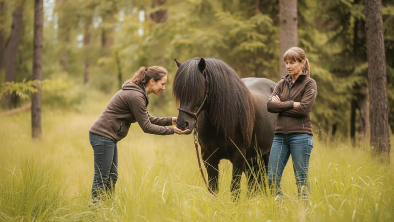 Cliënt ervaart non-verbale feedback van paard tijdens paardencoaching sessie