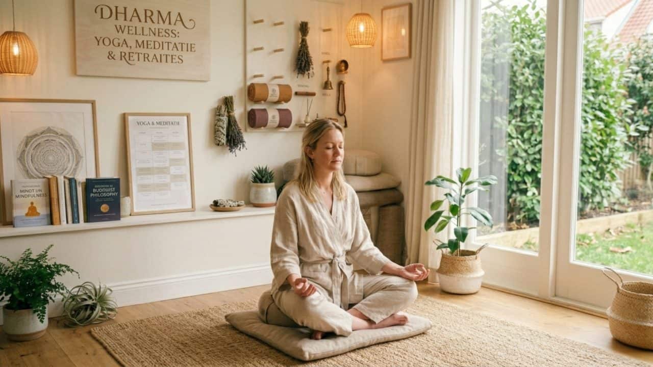 Persoon ervaart rust en reflectie tijdens een spirituele coachingsessie