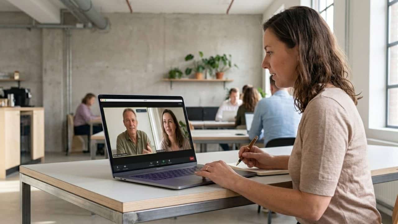 online coachgesprek via videocall met gezondheidscoach